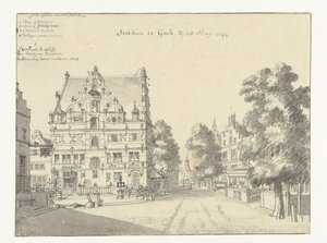 Das Rathaus in Goch von Jan de Beijer
