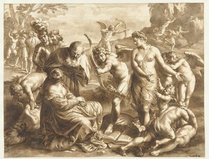 Allegorie der Macht der Venus von Jan de Bisschop
