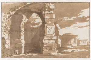 Teil der Thermen von Diokletian und S. Bernardo alle Terme von Jan de Bisschop