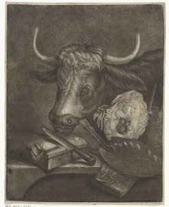Attribute der Lukasgilde, 1735