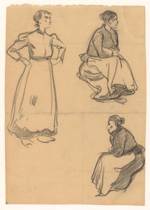 Studien von Frauen von Jan de Waardt