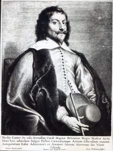 Nicholas Lanier, graviert von Lucas Vostermans