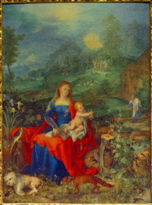 Maria mit den vielen Tieren von Jan the Elder Brueghel