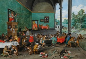 Allegorie der Tulpenmanie, Mitte des 17. Jahrhunderts