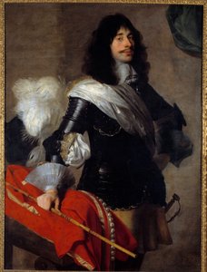 Porträt des Enkels von Pierre Corneille in Uniform als Hauptmann der Chevau-Legers