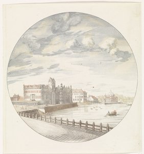 Ansicht des Stadtschlosses von Berlin von der Flussseite von Jan van Call (I) (possibly)