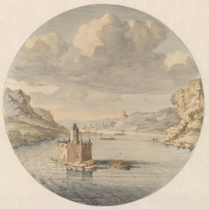 Ansicht der Burg Pfalzgrafenstein bei Kaub