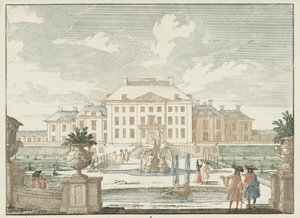 Ansicht der Rückseite des Palastes Het Loo von Jan van Call (I)