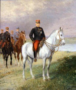 Marschall Joseph Joffre (1852-1931) von Jan van Chelminski
