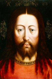 Ein Triptychon mit Christus als Salvator Mundi