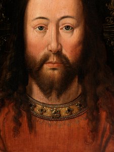 Porträt von Christus (Detail) von Jan van Eyck