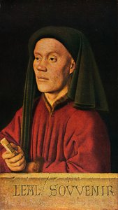 Porträt eines Mannes (Léal Souvenir) von Jan van Eyck