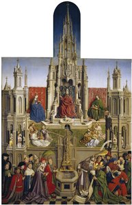 Der Gnadenbrunnen und der Triumph der Ecclesia über die Synagoge, 1430