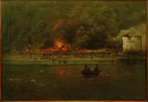 Brand der Öllager