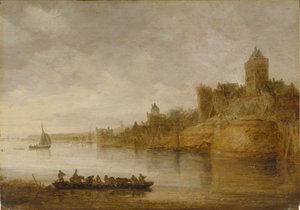 Die mittelalterlichen Mauern von Nijmegen von Jan van Goyen