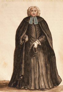 Meister der Dogenkapelle, aus Die Kostüme der Venezianer, Aquarell von Jan van Grevenbroeck