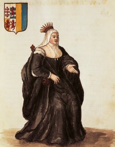 Porträt von Caterina Cornaro, Gravur von Giovanni Grevembroch von Jan van Grevenbroeck