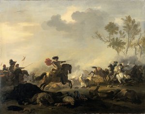 Kavallerieangriff von Jan van Huchtenburg