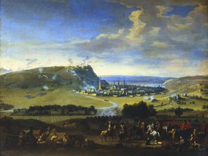 Die Belagerung von Namur, Szene vor dem letzten Angriff, 5. August 1695