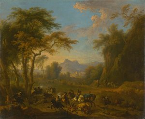 Überfall, ca. 1717