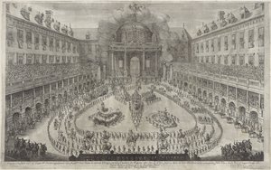 Karussell in der Hofburg in Wien von Jan van Ossenbeeck