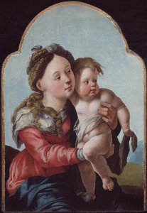 Madonna und Kind, 1527-1530 von Jan van Scorel