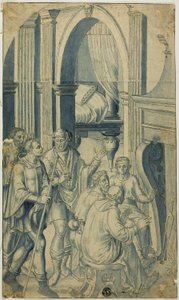 Das Wunder der Hostie von Jan van Scorel