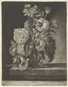 Blumen in einer Glasvase