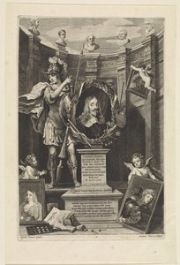 Porträt von Erzherzog Leopold Wilhelm von Österreich als Kunstsammler