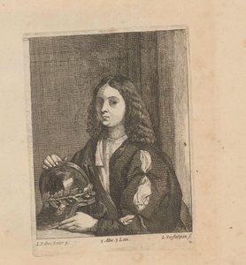 Porträt eines unbekannten Mannes mit Barett von Jan van Troyen