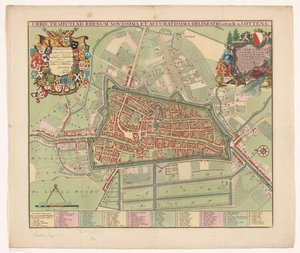 Stadtplan von Utrecht von Jan van Vianen