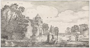 Kleine Houtpoort in Haarlem von Jan van de Velde (II)