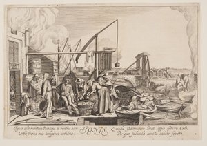 Feuer, aus Die vier Elemente von Jan van de Velde II
