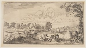 Juli, aus Die zwölf Monate des Jahres von Jan van de Velde II