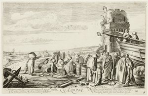 Wasser, Platte drei aus Die vier Elemente von Jan van de Velde II