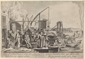 Ignis (Feuer) von Jan van de Velde II, after Willem Buytewech
