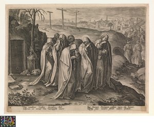 Heilige Frauen verlassen das Grab von Jan van der Straet