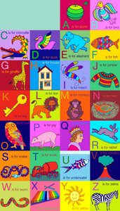 Alphabet für Kinder