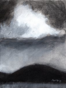 Wolke über der Insel Guemes, ca. 2020 von Janel Bragg