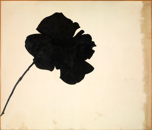 Ohne Titel - Schwarze Rose von Jannis Kounellis