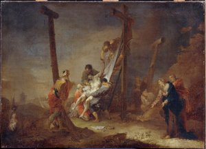 Die Kreuzabnahme von Januarius Zick