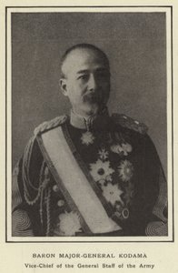 Baron Generalmajor Kodama, Vizechef des Generalstabs der Armee
