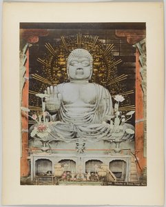 Daibutsu oder Bronzestatue, Nara, Japan