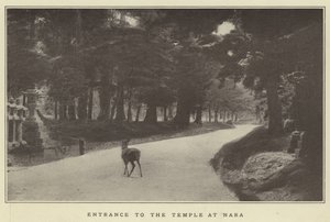 Eingang zum Tempel in Nara von Japanese Photographer
