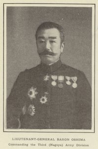 Generalleutnant Baron Oshima, Kommandant der dritten (Nagoya) Armee-Division