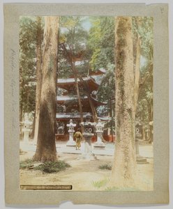 Pagode im Uyeno Park, Tokio, Japan von Japanese Photographer