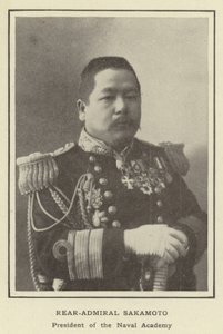 Konteradmiral Sakamoto, Präsident der Marineakademie