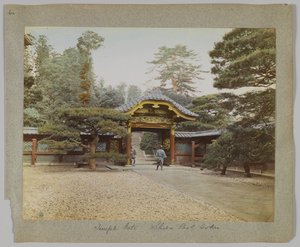 Tempeltor, Shiba Park, Tokio, Japan von Japanese Photographer