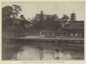 Tempel auf der heiligen Insel Miyajima von Japanese Photographer
