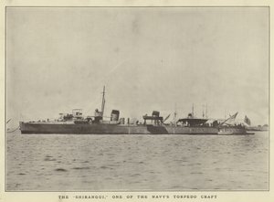 Die Shirangui, eines der Torpedoboote der Marine